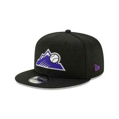 Sapca New Era Colorado Rockies MLB Clubhouse Collection 9FIFTY Snapback - Negrii